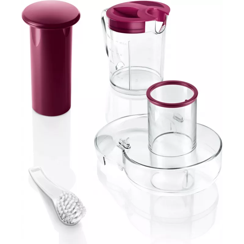 Extrator de sumo Bosch MES25C0 centrífugo 700 W vermelho cereja (fruta), transparente, branco