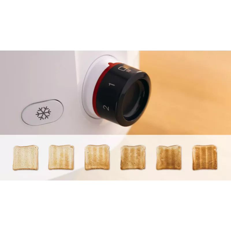 Torradeira Bosch TAT2M121 6 2 fatias 950 W branca