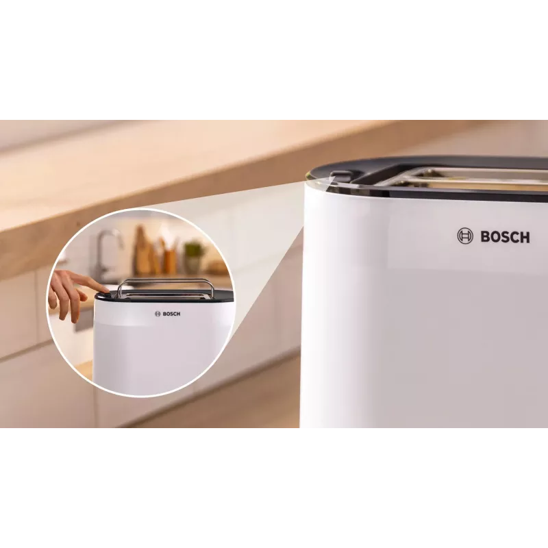 Torradeira Bosch TAT2M121 6 2 fatias 950 W branca