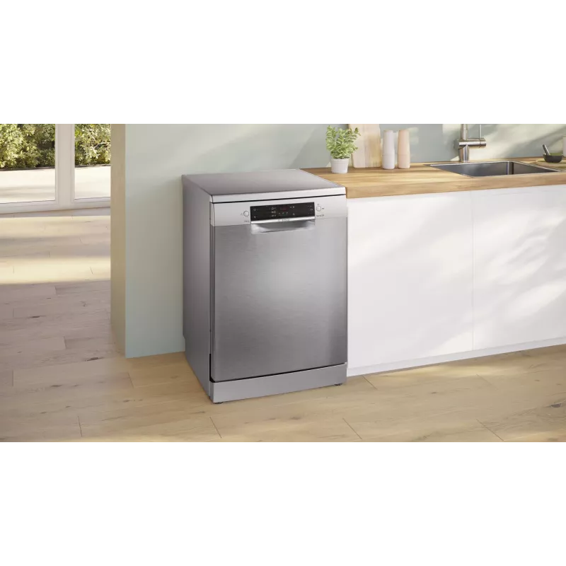 Máquina de lavar loiça Bosch Serie 2 SMS25GI09F — de instalação livre, 12 conjuntos de louça, 60 cm, 46 dB, secagem por permutador de calor