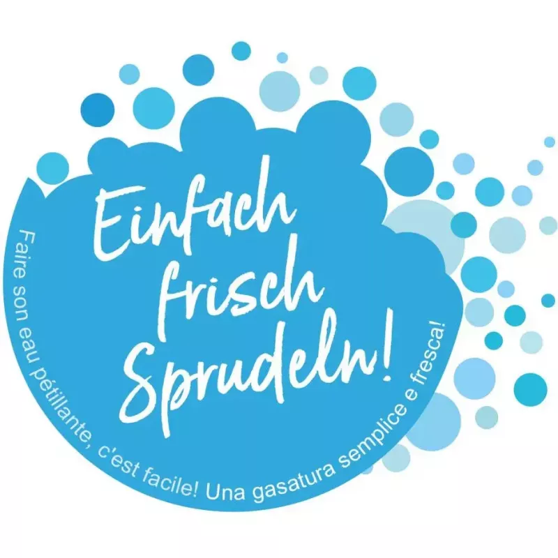 Máquina de gaseificar BRITA sodaONE preta prateada — gaseificador, capacidade de 60 L, sem BPA, 450×129×240 mm