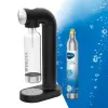 Máquina de gaseificar BRITA sodaONE preta prateada — gaseificador, capacidade de 60 L, sem BPA, 450×129×240 mm