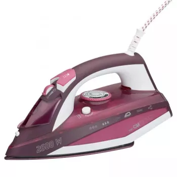 Ferro a vapor CLATRONIC DB 3705 2600 W, base em cerâmica, depósito removível de 0,38 L, anti-calcário, vapor vertical