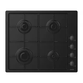 Candy Idea CHW6LBB Placa de gás encastrável preta 60 cm 4 zonas