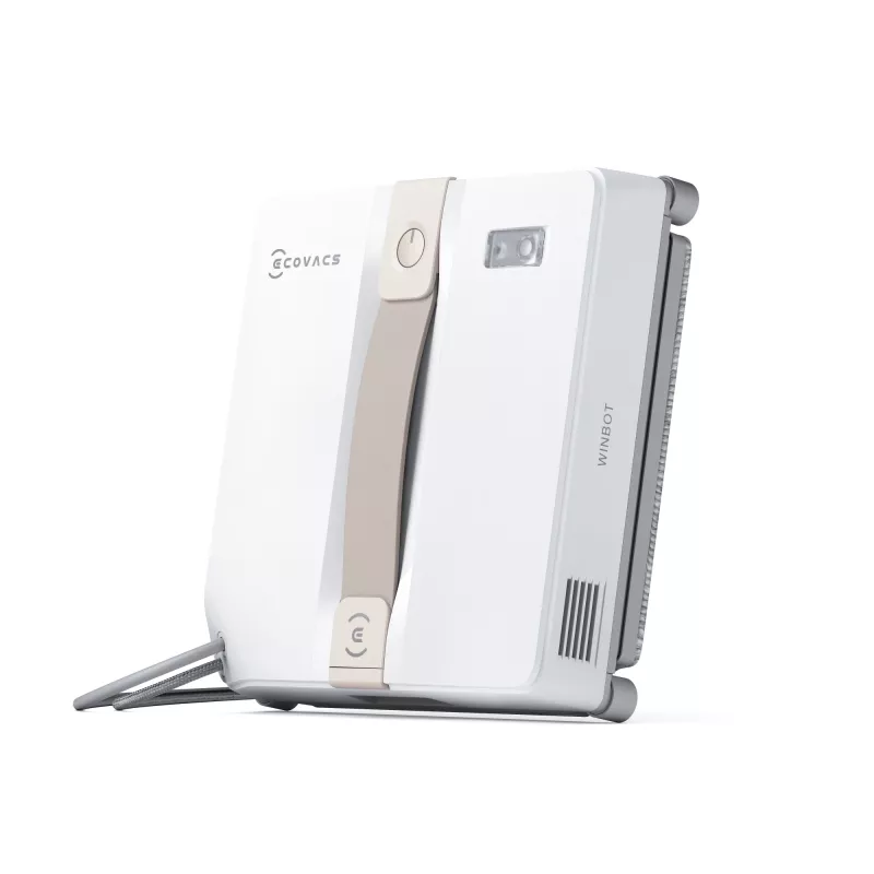 Robô de limpeza de janelas Ecovacs Winbot Mini — bateria 3000 mAh, força de aspiração 7500 Pa, depósito de água 0,06 L, motor sem escovas, suporte de app