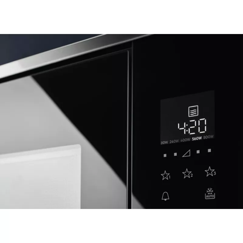 Electrolux KMFE172TEX Micro-ondas simples encastrável preto 800 W