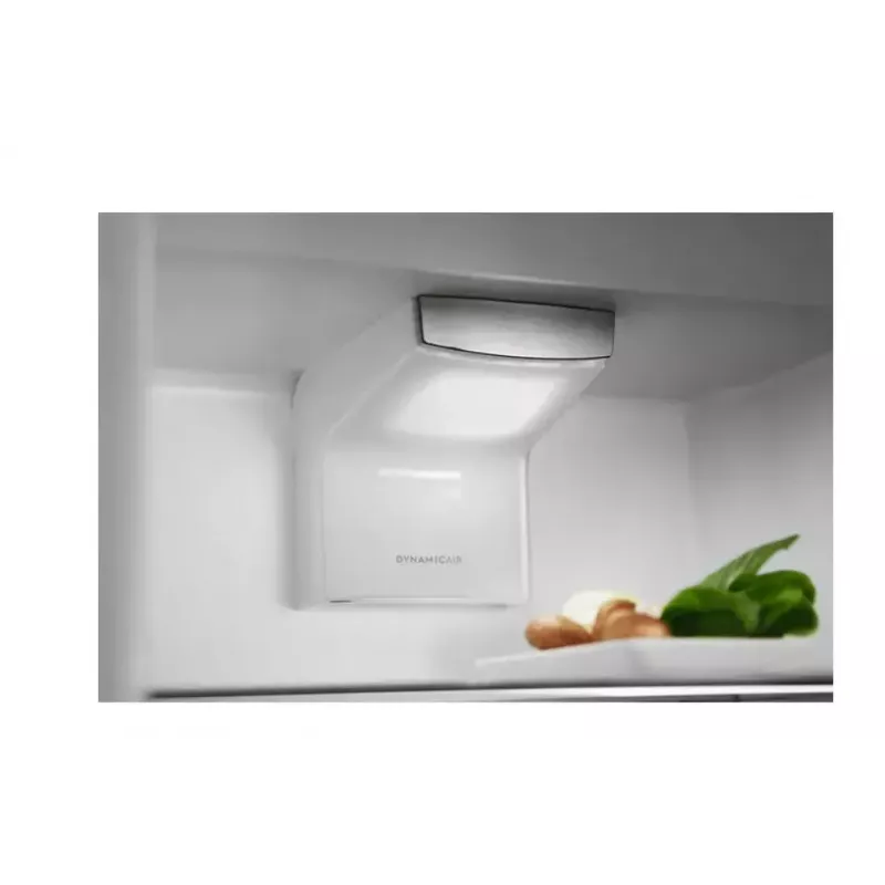 Combinado de encastrar frigorífico-congelador Electrolux ENS6TE19S, 274 L, congelador no topo, refrigeração por ventilação, controlo tátil, porta reversível, visor LED, branco
