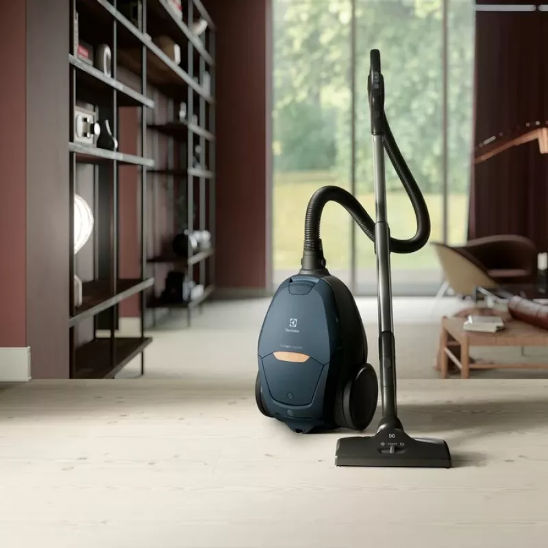 Aspirador de pó com saco Electrolux PD82-8DB, limpeza a seco, saco, 3,5 l, EPA E12, raio de 12 m