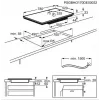 Placa de indução de encastrar Electrolux EIV83443BW branca 4 zonas