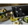 Placa Electrolux KDI641723K preta de encastrar 60 cm mista 4 zona(s), botões rotativos, tátil