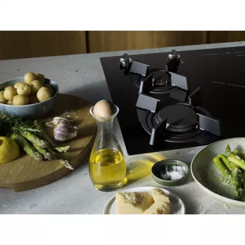 Placa Electrolux KDI641723K preta de encastrar 60 cm mista 4 zona(s), botões rotativos, tátil