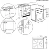 Electrolux EOF4P56X 72 L preto, aço inoxidável