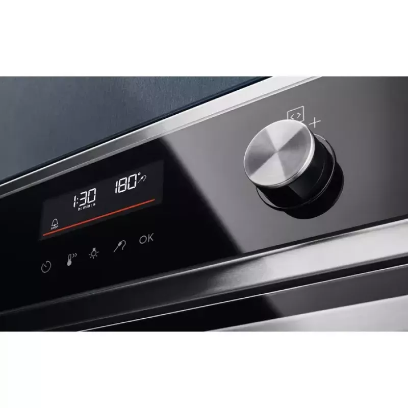Forno elétrico de encastrar Electrolux EOC6H76X — 72 L, ventilação, grelhador, vapor, temporizador digital