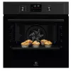 Forno elétrico de encastrar Electrolux EOD4P57H — 72 L, autolimpeza pirolítica, vapor e ventilação, grelhador 2300W, preto