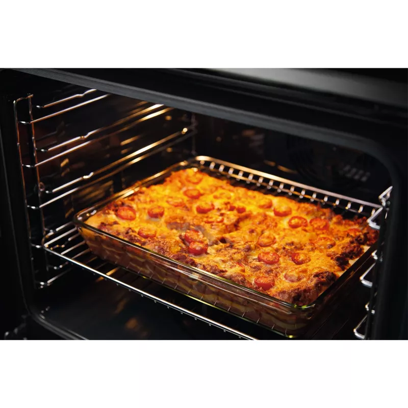 Forno elétrico de encastrar Electrolux EOF3H40BW, 65 L, ar quente, grelhador, AquaClean, branco