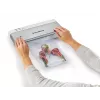 Máquina de vácuo FoodSaver VS0100X — botão rotativo, inclui rolo de filme e 4 sacos de vácuo, prateado-branco