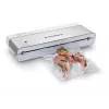 Máquina de vácuo FoodSaver VS0100X — botão rotativo, inclui rolo de filme e 4 sacos de vácuo, prateado-branco