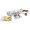 Máquina de vácuo FoodSaver VS0100X — botão rotativo, inclui rolo de filme e 4 sacos de vácuo, prateado-branco