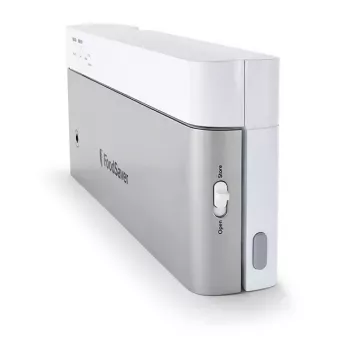 Máquina de vácuo FoodSaver VS0100X — botão rotativo, inclui rolo de filme e 4 sacos de vácuo, prateado-branco