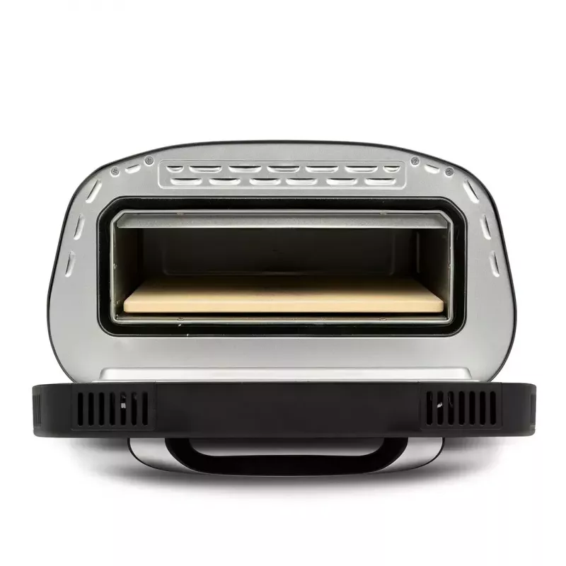 Forno elétrico de mesa para pizza G3FERRARI G1018600 PRONTO PIZZA — 1700 W, superfície de pedra, máx. 420°C, adequado para pizza Ø32 cm
