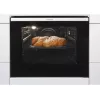 Fogão independente Gorenje GECS5C70WA placa elétrica com placas espirais, 4 zonas, branco, forno 70 L, botões rotativos, visor LED
