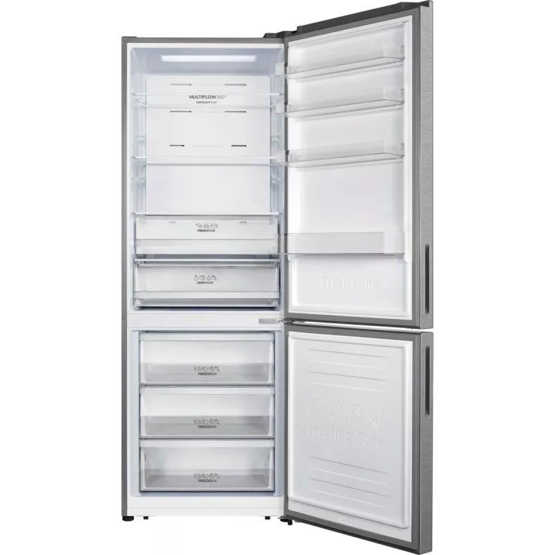Combinado frigorífico-congelador Gorenje NRK720EAXL4, independente, 495 l, cinzento