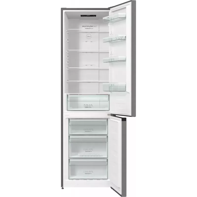 Gorenje NRK6202EXL4 frigorífico combinado de instalação livre, 331 l, classe energética E, cinzento