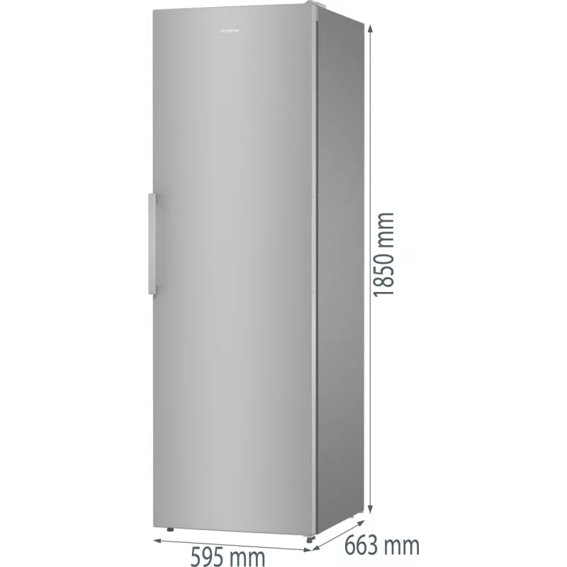 Congelador Gorenje FN619EES5 BK065B, 280 L, 12.6 kg/24h, SN-N, sistema No Frost, E, cinzento