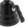 Chaleira elétrica HARIO 1,2 L (prático 800 ml), aço inoxidável, adequada para indução, preta