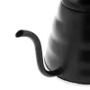 Chaleira elétrica HARIO 1,2 L (prático 800 ml), aço inoxidável, adequada para indução, preta