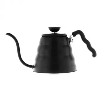 Chaleira elétrica HARIO 1,2 L (prático 800 ml), aço inoxidável, adequada para indução, preta