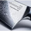 Faca universal KOHERSEN Elegance ébano, lâmina damasco 12,7 cm, comprimento total 243 mm, 127 g