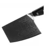 Faca de corte KOHERSEN Elegance ébano aço damasco faca de corte 16,5 cm, 60 HRC, cabo 13 cm, 335 g