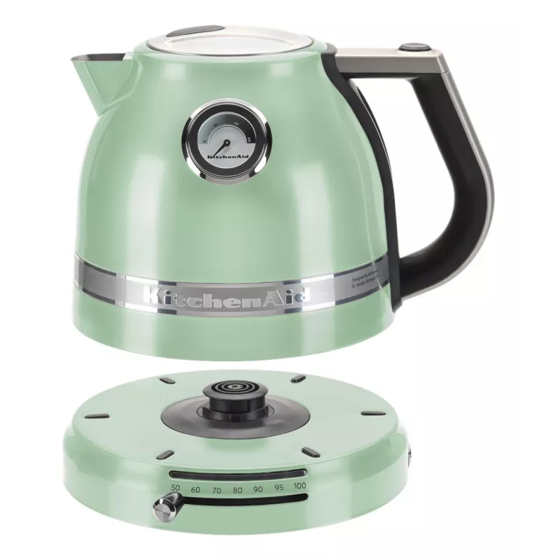 Chaleira elétrica KitchenAid 5KEK1522EPT 1,5 l 2400 W preto, verde, aço inoxidável