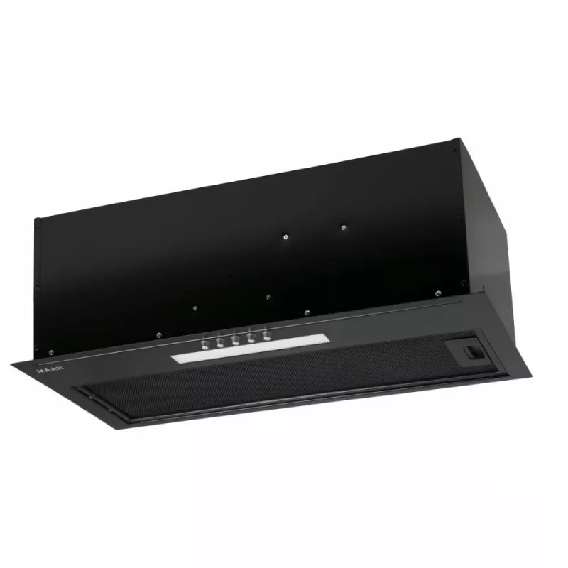 Exaustor de encastrar MAAN Fiugi 2, 500 mm de largura, caixa de aço, filtro de carvão, 3 velocidades