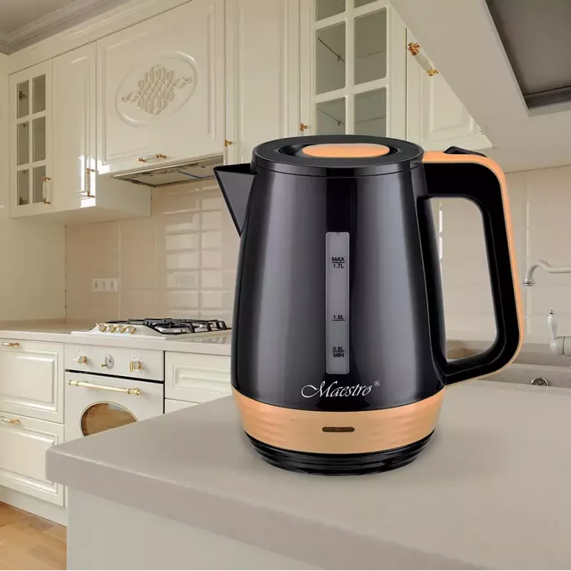 Maestro MR-033 chaleira elétrica, 1,7 l, 2200 W, branca