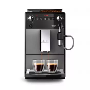 Máquina de café expresso automática MELITTA F270-100 – automática, depósito de água 1,5 L, 15 bar, moinho integrado