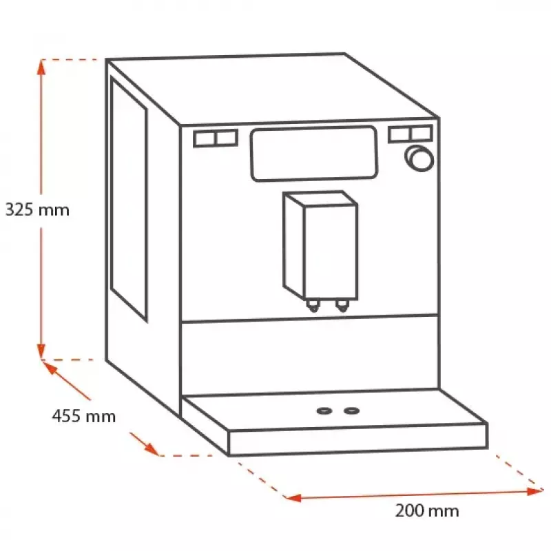 Máquina de café expresso MELITTA SOLO E950-766, depósito de água 1,2 L, moinho integrado, 1400 W, prateada