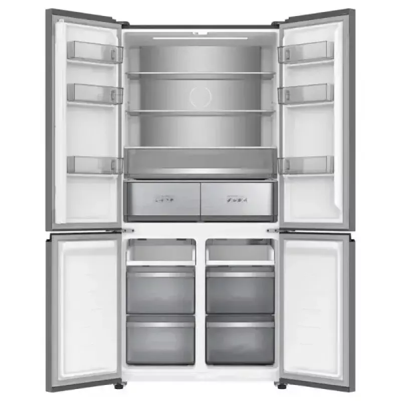 Frigorífico de livre instalação MPM MPM-503-SSI-11 com 505 l de capacidade, portas do congelador com abertura bilateral, classe energética E