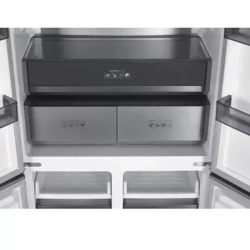 Frigorífico de livre instalação MPM MPM-503-SSI-11 com 505 l de capacidade, portas do congelador com abertura bilateral, classe energética E