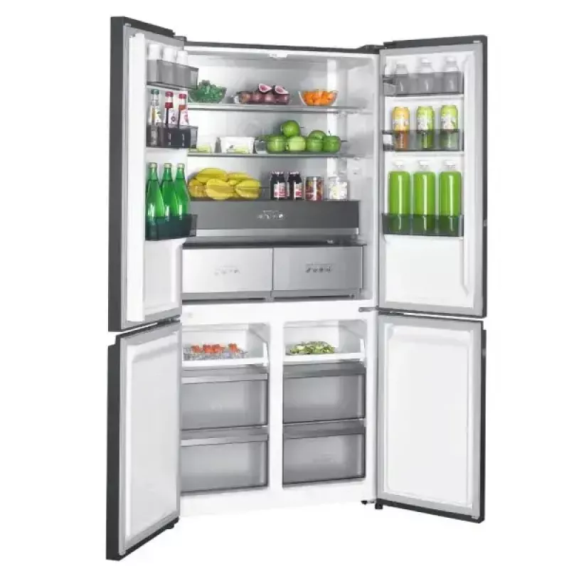 Frigorífico de livre instalação MPM MPM-503-SSI-11 com 505 l de capacidade, portas do congelador com abertura bilateral, classe energética E