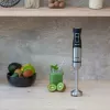 Varinha mágica MPM MBL-33M, 1500 W, 9 velocidades, turbo, lâminas em aço inoxidável, argola de suspensão, 220–240 V