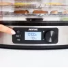 MPM MSG-12 desidratador de alimentos, 5 tabuleiros, 380 W, 35–75 °C, temporizador de 0,5–36 h, caixa em aço inoxidável