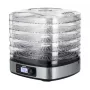 Desidratador MPM MSG-12, 6 tabuleiros, 380 W, 35–75 °C, temporizador 0,5–36 h, caixa em aço inoxidável