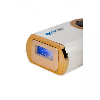 Depiladora ORO-MED ORO-IPL ICE – depiladora IPL a laser de cabelo e corpo, 48 W, 3 acessórios removíveis, óculos de proteção