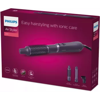 Conjunto de styling de cabelo Philips 3000 series BHA305/00 — 800 W, 3 níveis de calor, 3 acessórios, roxo