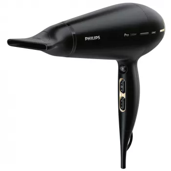 Secador de cabelo Philips Prestige Pro HPS920/00, AC, preto, dourado, argola de suspensão, 3 m, 2300 W, 220–240