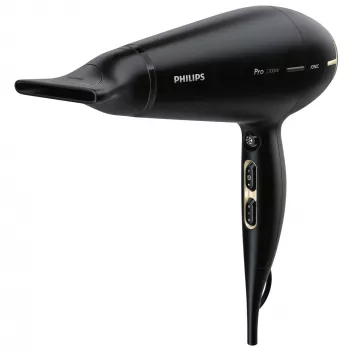 Secador de cabelo Philips Prestige Pro HPS920/00, AC, preto, dourado, argola de suspensão, 3 m, 2300 W, 220–240
