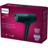 Secador de cabelo Philips BHD512/00 2300 W, 6 níveis de calor/velocidade, iónico, difusor e concentrador, azul-marinho