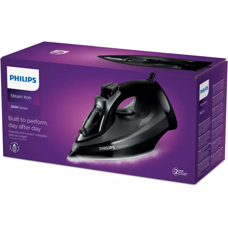 Ferro de engomar Philips 5000 series DST5040/80 ferro a vapor base SteamGlide Plus 2600 W